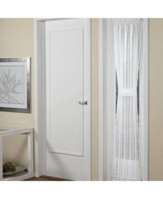Sheer Voile Rod Pocket Door Sidelight Curtain Panel
