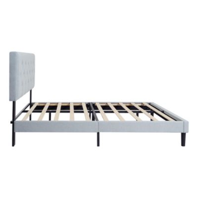 Modern Button Tufted Upholstered Bed Frame