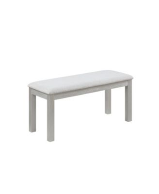 Rectangular Upholstered Small Space Bench Dining Table