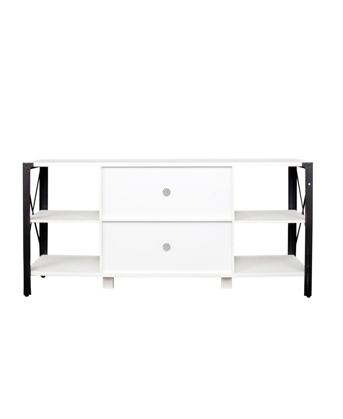 Streamdale Furniture Industrial Farmhouse Tv Stand for Living Room & Bedroom