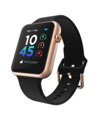 iTouch Air 4 Unisex Silicone Strap Smartwatch 41mm - Black 95$