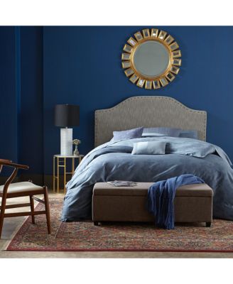 Avalon Fabric Rectangular Storage Ottoman