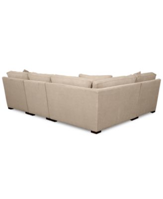 Radley Fabric 4-Piece Sectional Sofa