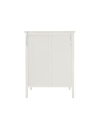 Streamdale 3-Drawer Hollow-Carved Dresser Cabinet with Handles