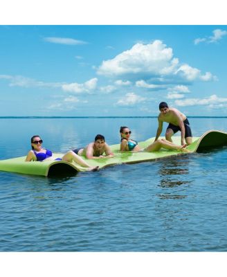 12  x 6  3 Layer Floating Water Pad-Green