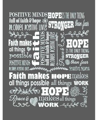 Premium Hope & Faith Sherpa Throw, 50" x 65"