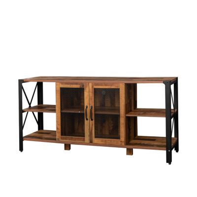 Streamdale Industrial Farmhouse TV Stand for Living Room & Bedroom