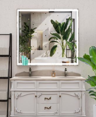 48" LED Anti-Fog Vanity Mirror Adjustable Lighting