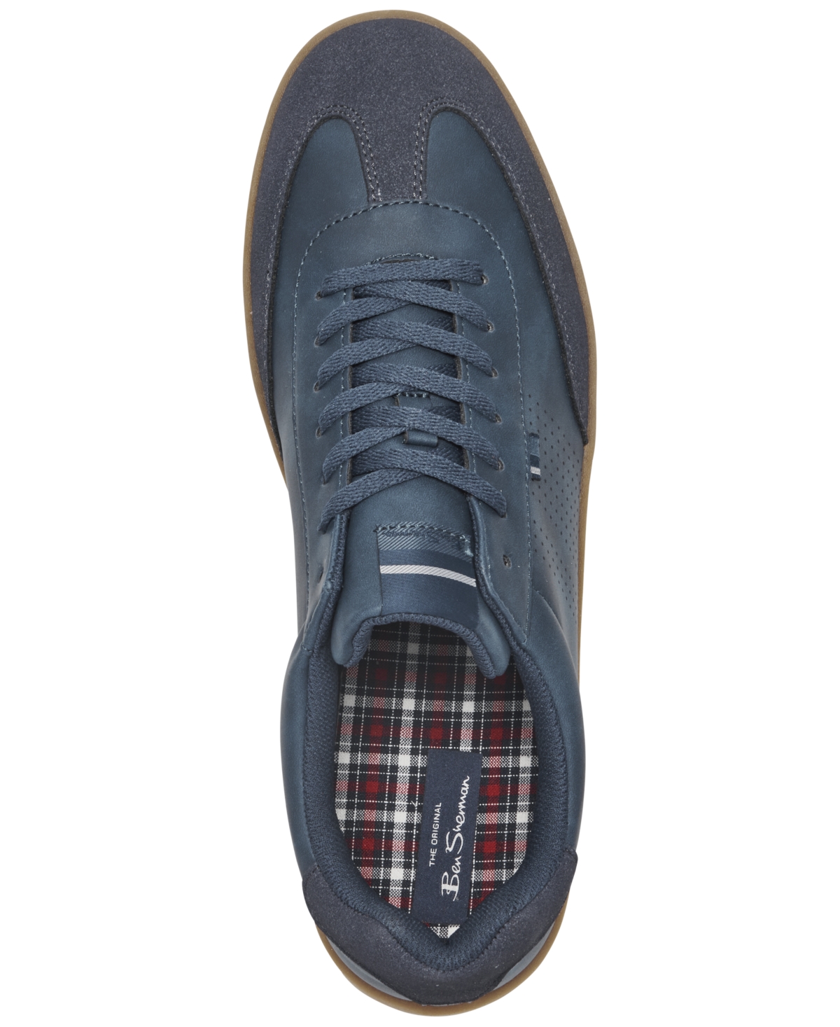 Ben Sherman Men's Glasgow Low Casual Sneakers From Finish Line In Navy,gum