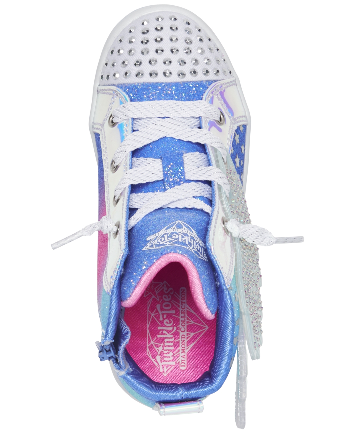 Skechers Toddler Girls Twinkle Toes Twi-Lites 2.0 - Dreamy Wings Light Up Casual Sneakers from Finish Line -Multi