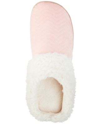 Women's Louise Quilted Velour Clog Slippers