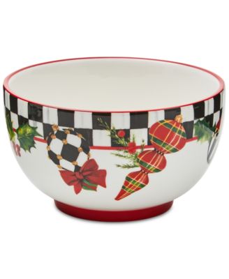 Deck the Halls Breakfast Bowls, Set of 4