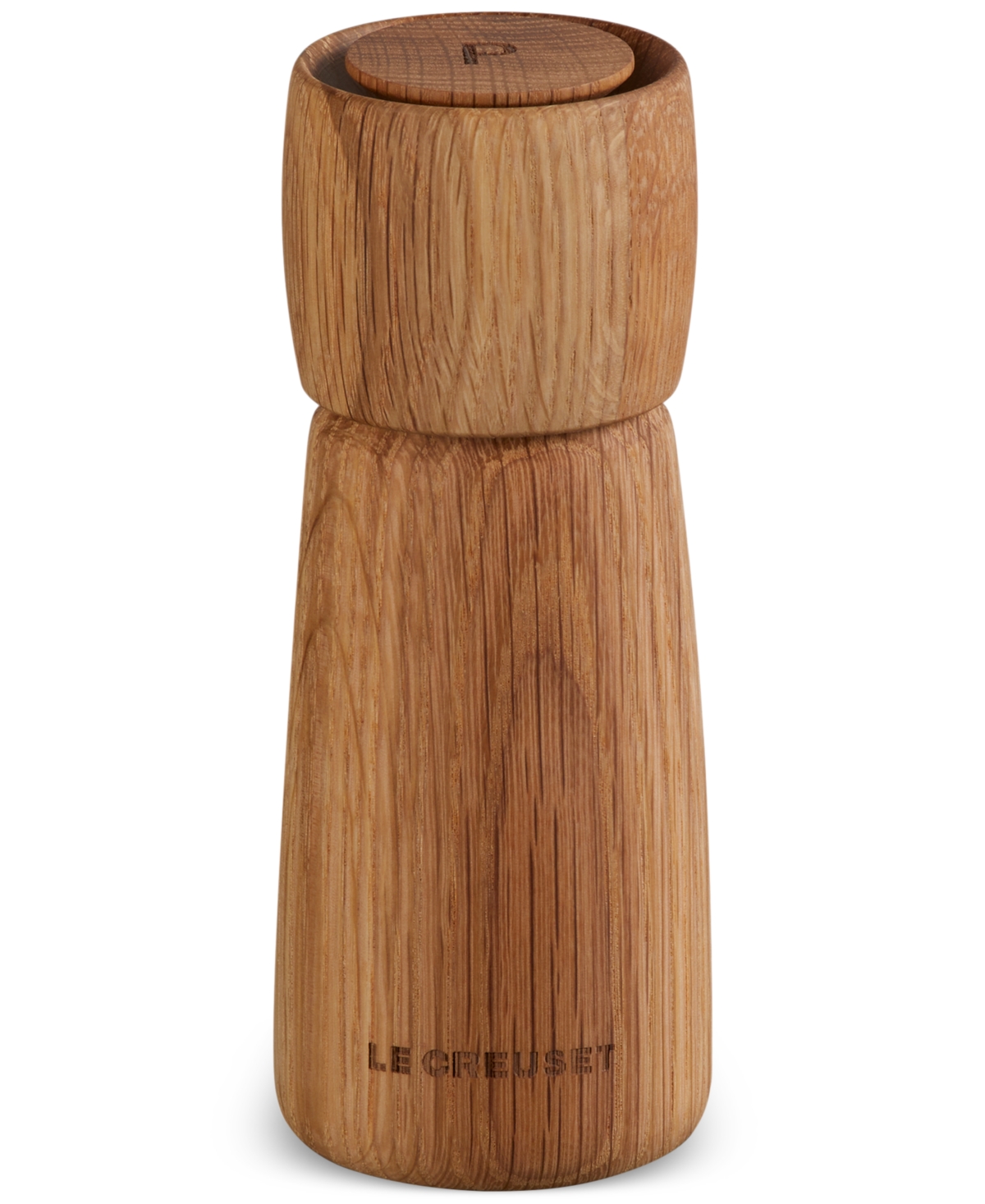 Le Creuset White Oak Alpine Pepper Mill, 7" In White Oak