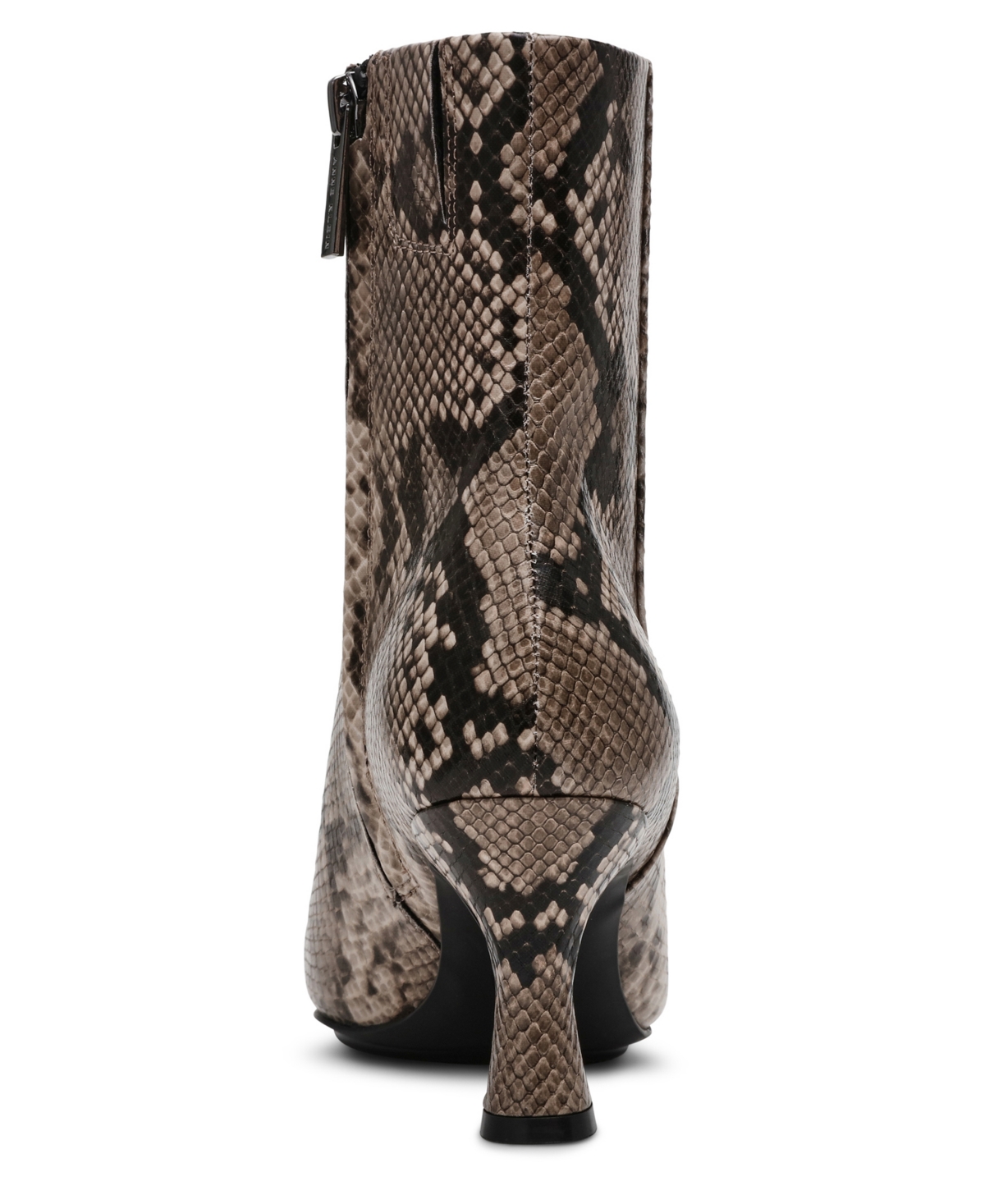 Anne Klein Women's Pablo Snip Toe Dress Booties In Black Croc