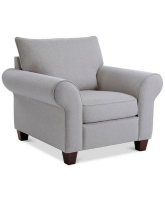 CLOSEOUT! Saeville 43" Fabric Chair, Created for Macy's