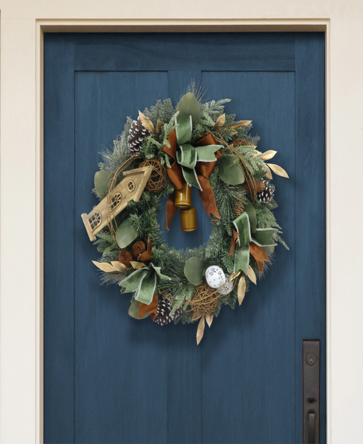 Puleo Adorned Artificial Wreath 24 Inch