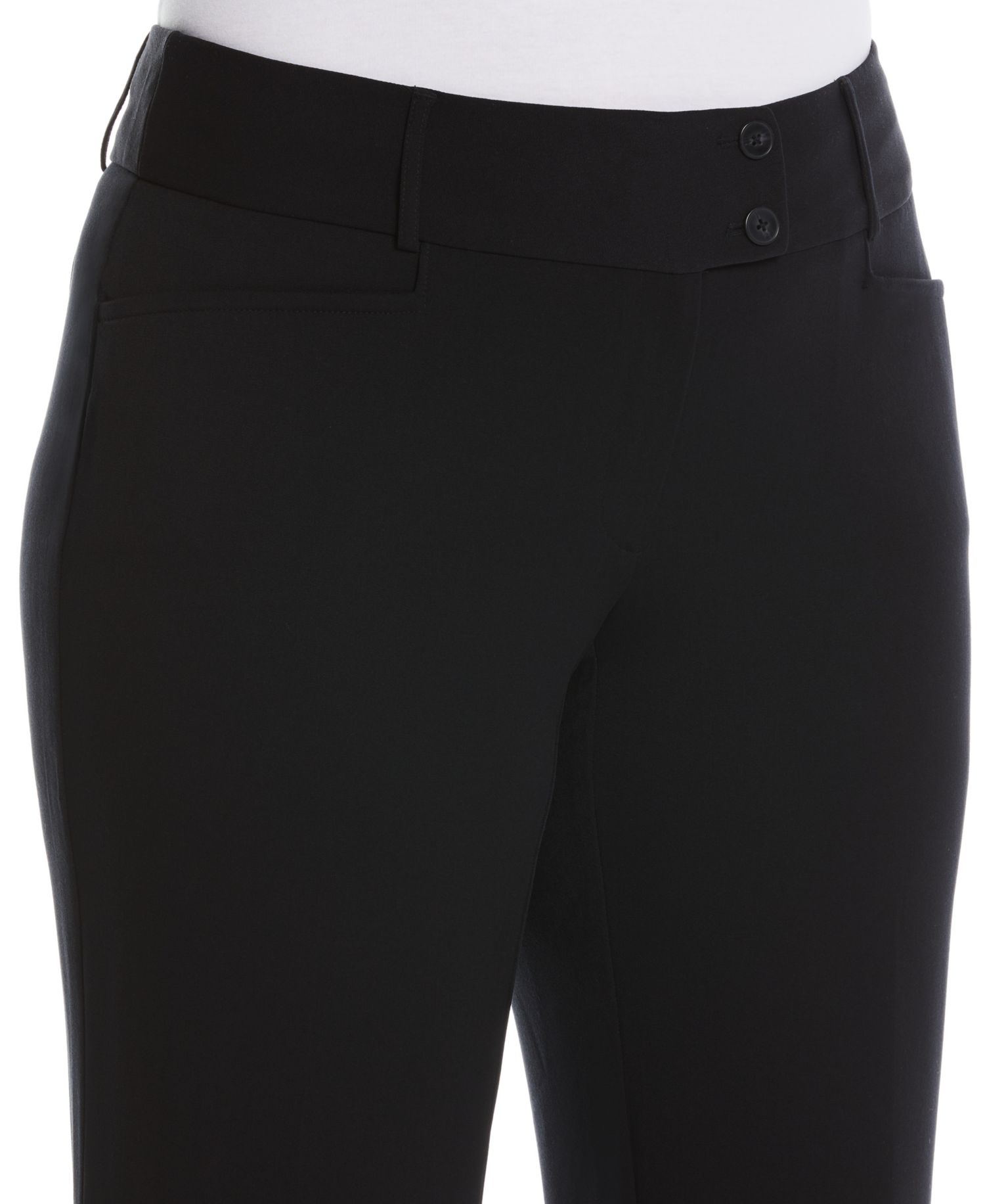 Plus Size Curvy Fit Short Length Bootcut Pant
