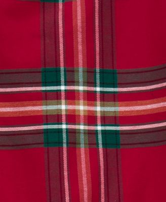 Toddler Girls Plaid Sateen Holiday Dress