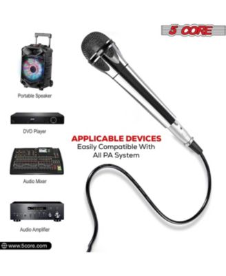 Microphone XLR Dynamic Karaoke Singing Handheld Microfono Professional Vocal DJ Music Mic - 2PCS