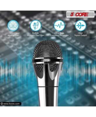 Microphone XLR Dynamic Karaoke Singing Handheld Microfono Professional Vocal DJ Music Mic - 2PCS