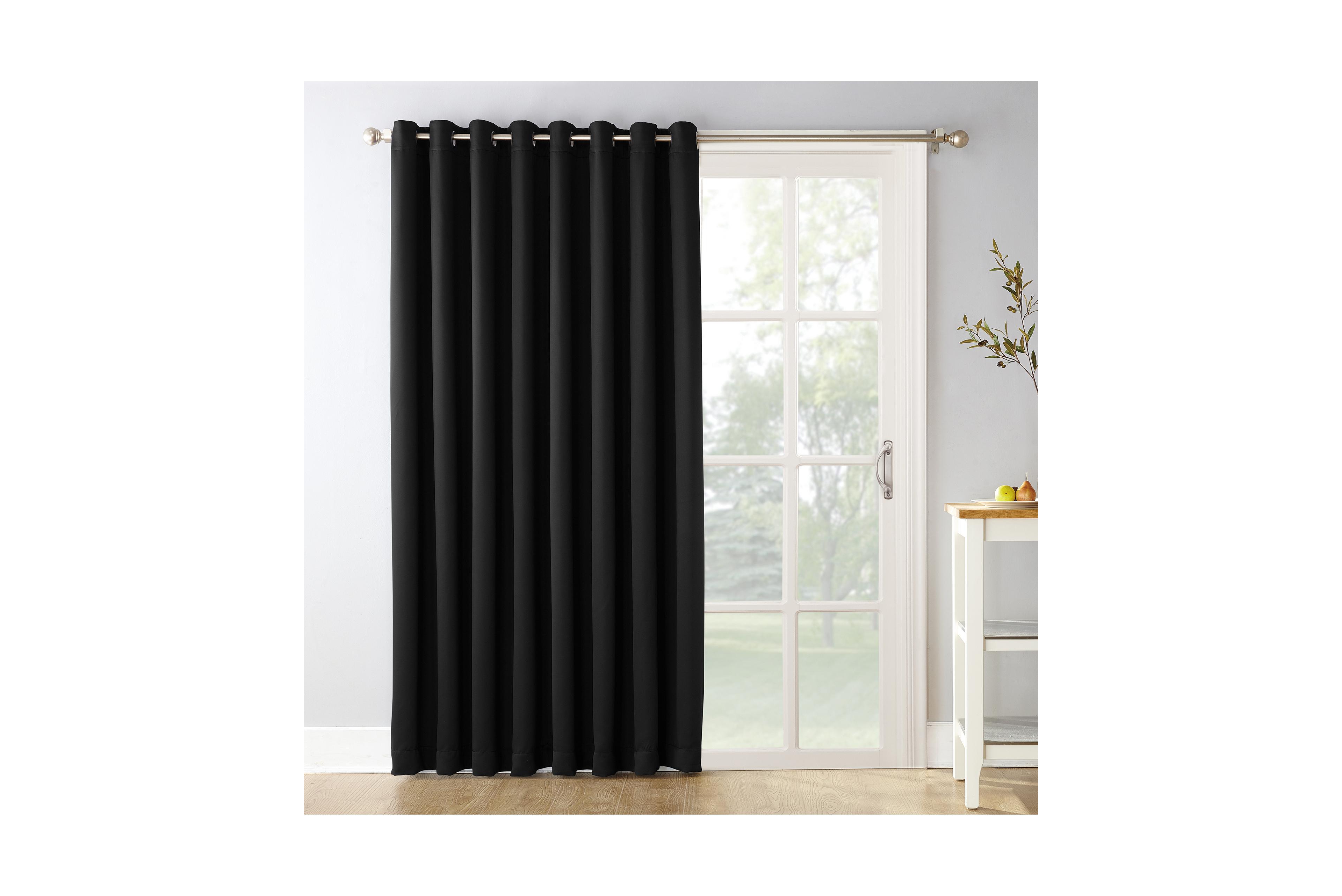 Preston Extra-Wide Blackout Grommet Sliding Patio Door Curtain Panel