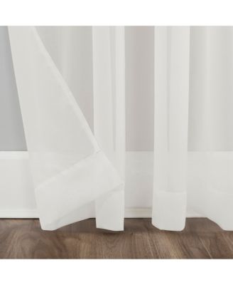 Sheer Voile Grommet Curtain Panel