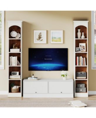 70.9-Inch Tall Narrow Bookcase, 5-Tier Cube Bookshelf with Storage, Modern Slim Corner Display Shelves for Home Office, Living Room