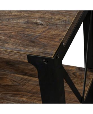 Industrial Farmhouse TV Stand for Living Room & Bedroom