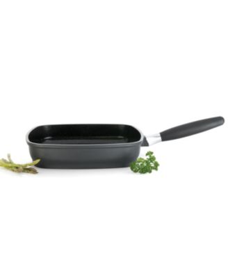Scala Nonstick 12.5" Square Grill Pan, Removable Handle