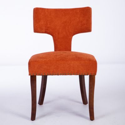 Set of 2 Fabric Mid Century Modern Dining Chairs