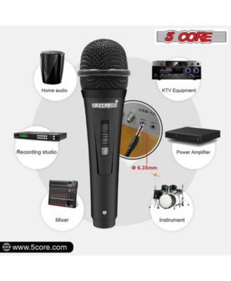 Microphone XLR Dynamic Karaoke Singing Handheld Microfono Professional Vocal DJ Music Mic - 2PCS