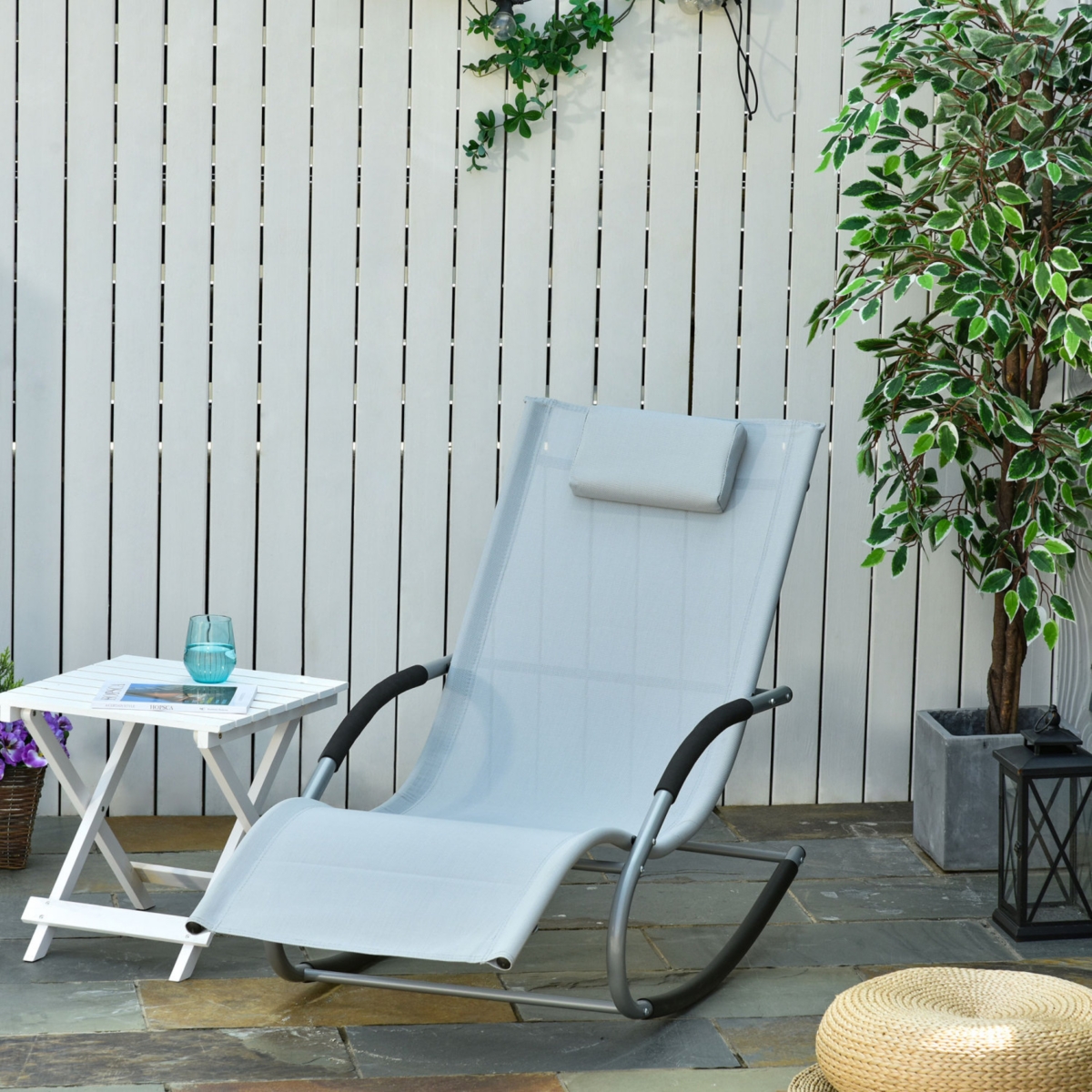 Zero Gravity Rocker Chair: Weather-Resistant Outdoor Lounger