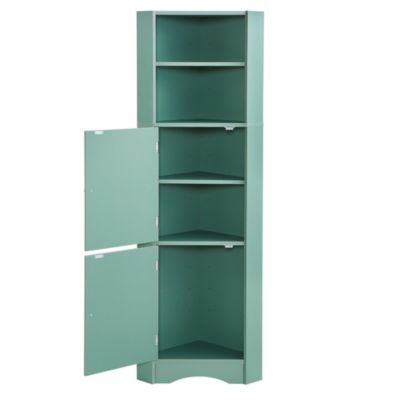 Streamdale Freestanding Bathroom Corner Cabinet with Shelves