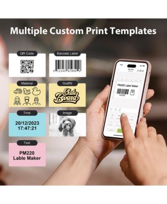 Genuine 2"x1.18" thermal labels for PM220. Waterproof, multi-purpose self-adhesive paper. 1 roll of 230 labels, white