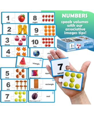 5X MEGASET Matching Puzzles for Toddlers 3-5 - Numbers, Animals, Opposites