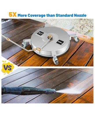 4000PSI Pressure Washer Surface Cleaner Stainless Steel with Casters