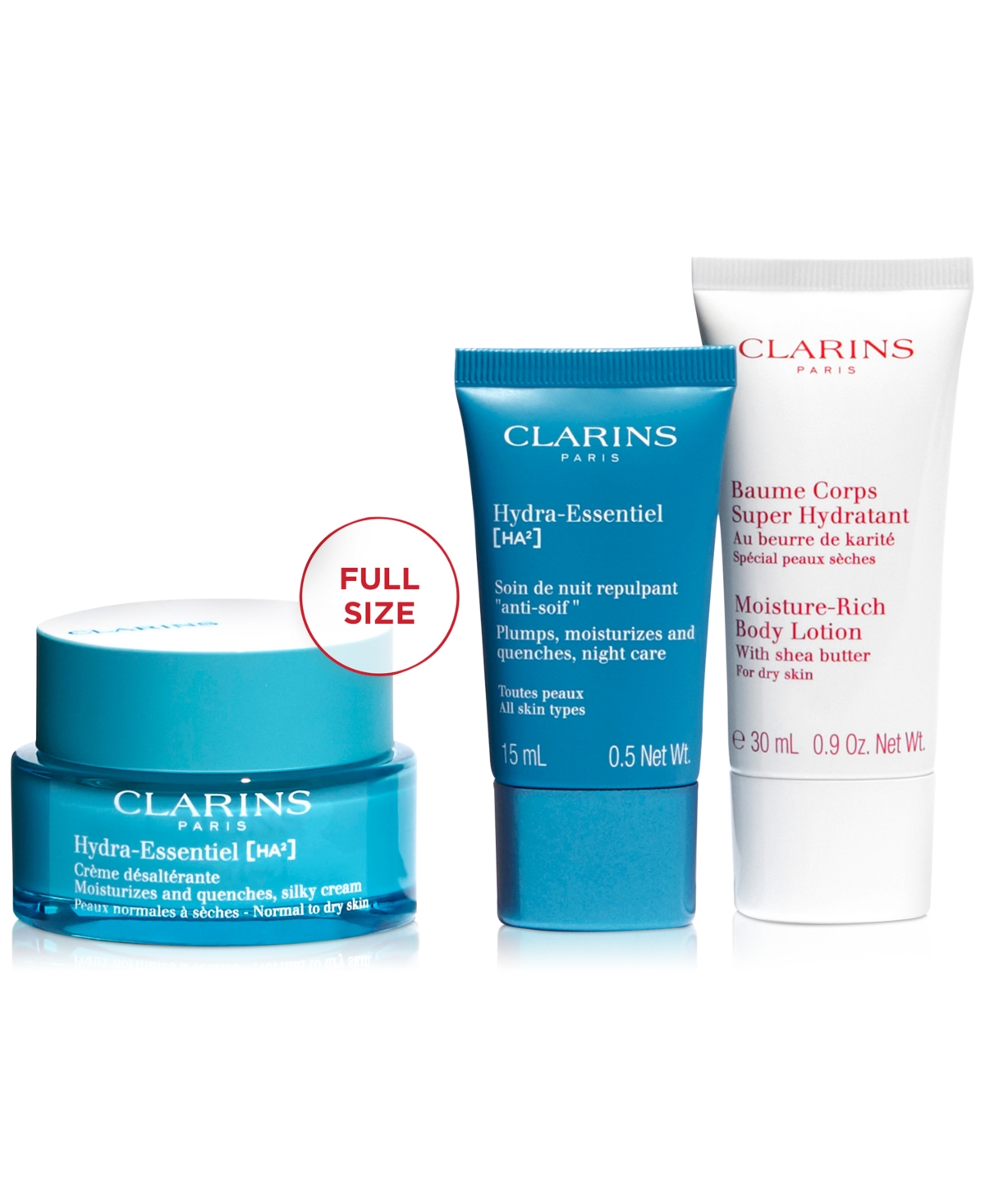 Clarins 4-Pc. Limited-Edition Hydra-Essentiel Skincare Starter Set