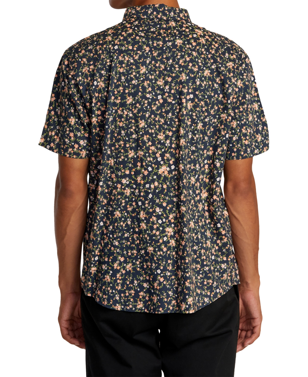 Rvca Men's Botanical Short Sleeve Shirt