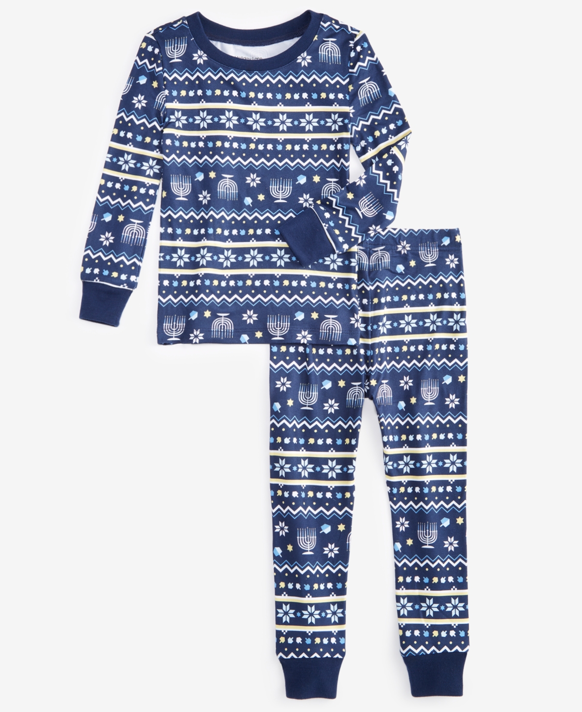 FAMILY PAJAMAS TODDLER HANUKKAH SNUG FIT MATCHING FAMILY PAJAMAS SET, CREATED FOR MACY'S 