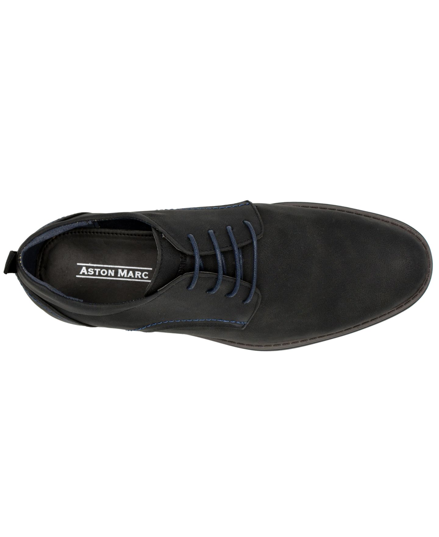 Мужские туфли Aston Marc Verlon Oxford Dress Shoe, цвет: Чёрный — фото 6