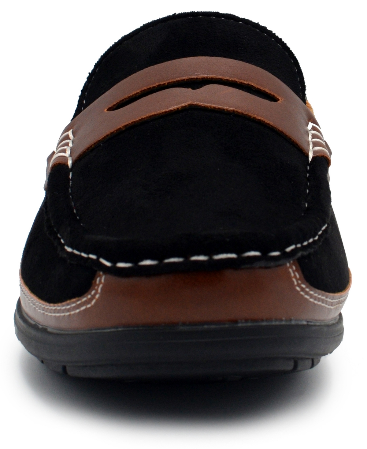 Aston Marc Levan Mens Two Tone Manmade Loafers In Tan