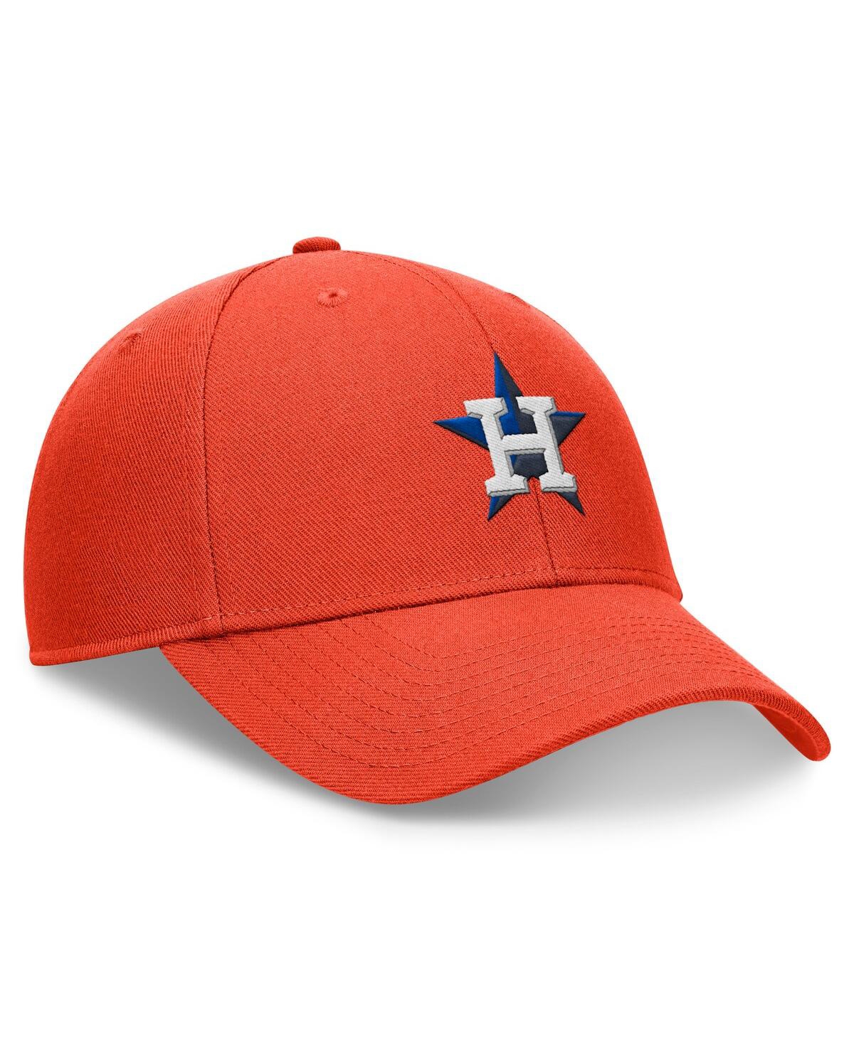 Nike Orange Houston Astros Evergreen Club Adjustable Hat In Orange