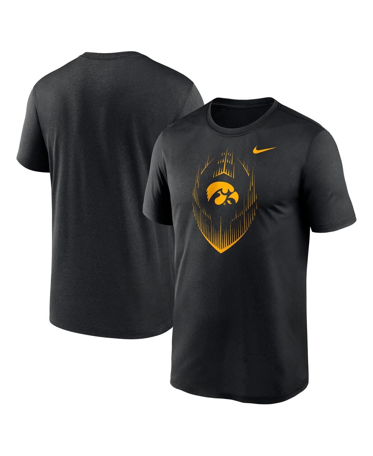 Nike Men's Black Iowa Hawkeyes Primetime Legend Icon Performance T-shirt In Black