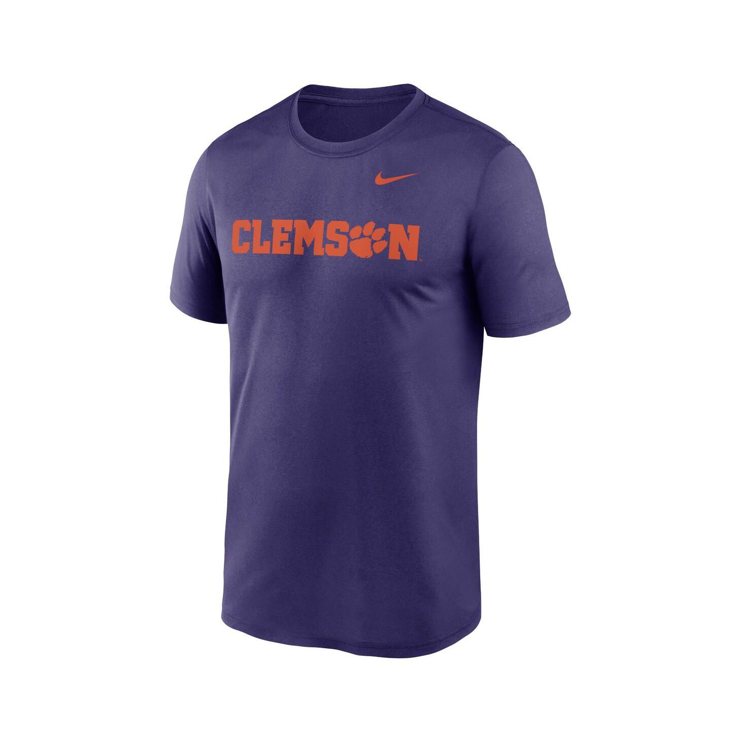 Мужская футболка Nike Purple Clemson Tigers Primetime Legend Wordmark — фото 3