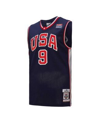 Men's Vince Carter Navy USA Basketball 2000 Authentic Jersey