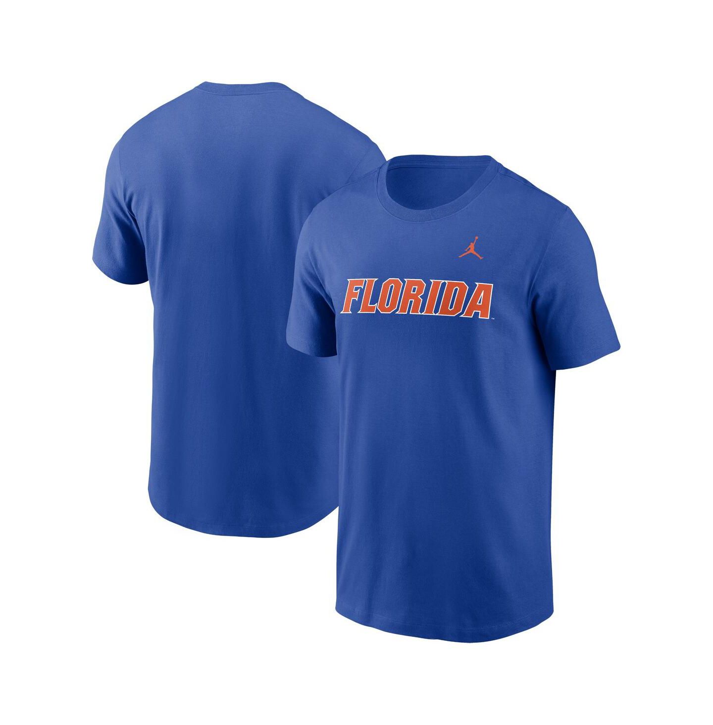 Мужская футболка Jordan Royal Florida Gators Primetime Wordmark — фото 1