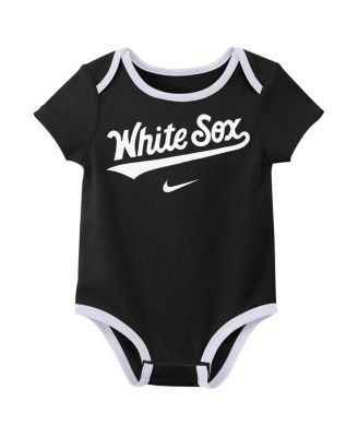 Baby Chicago White Sox Authentic Collection Three-Pack Bodysuit Set