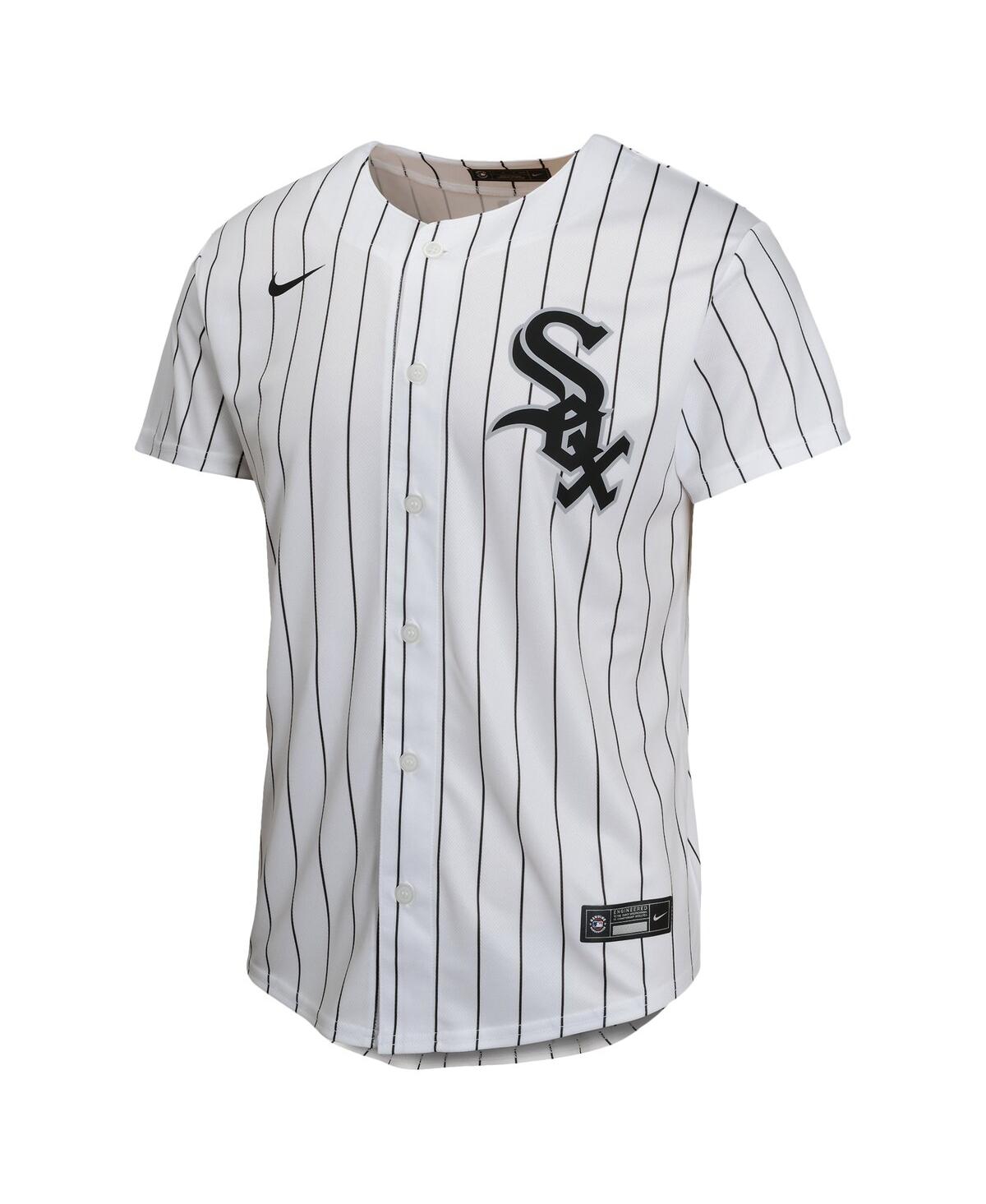 Nike Big Boys and Girls Yoan MoncadaChicagoSox Home Game Player Jersey - White