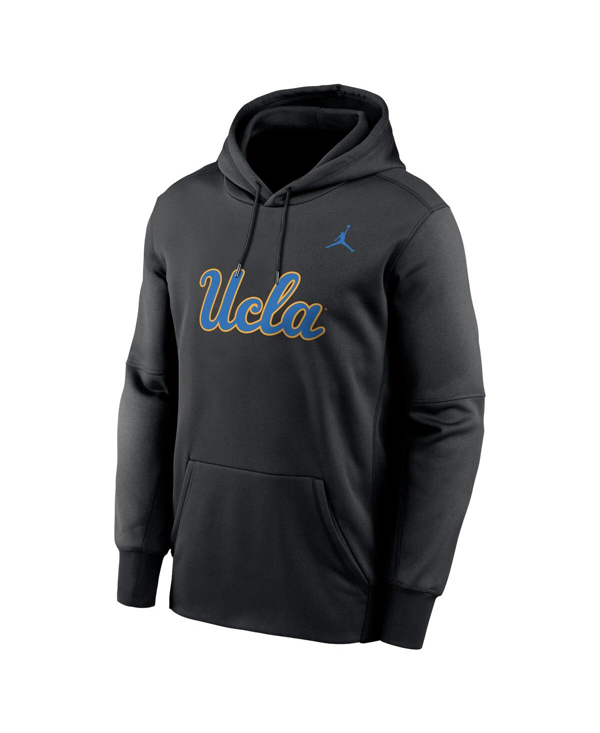 Jordan Men'sUcla Bruins Color Pop Performance Fleece Pullover Hoodie - Black