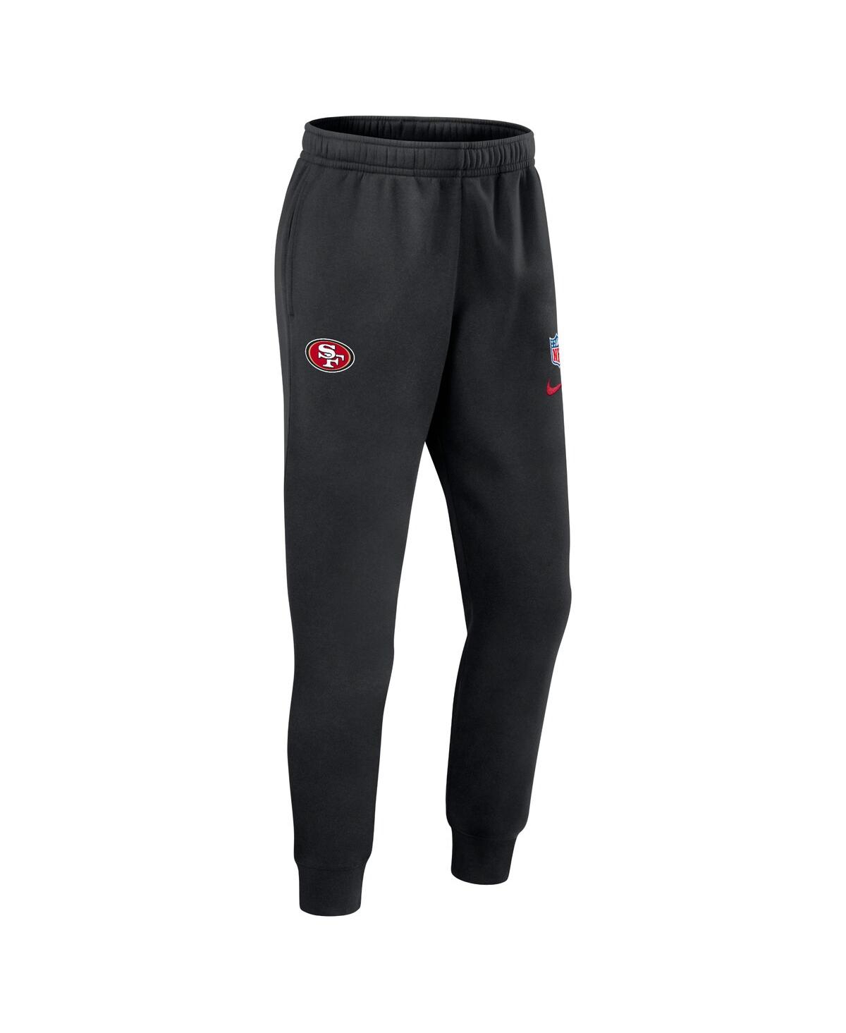 Nike Men'sSan Francisco 49ers 2024 Sideline Club Pants - Black